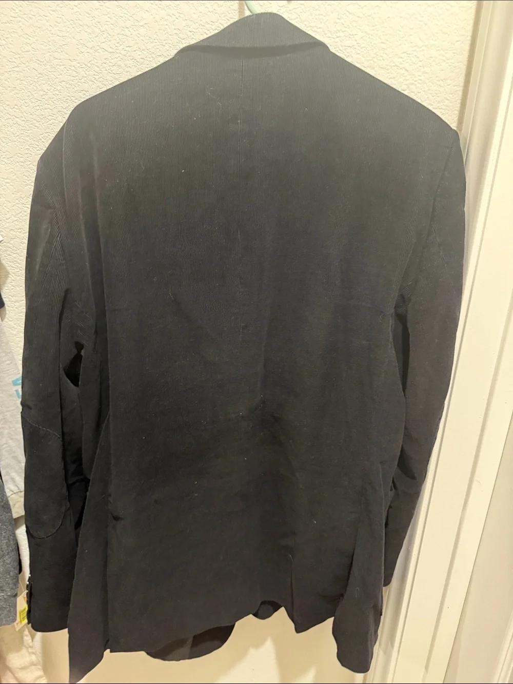 Stafford Black Corduroy Sport Coat